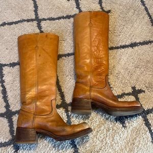 Vintage Frye 1970’s black tags campus boots